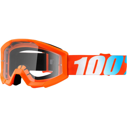 Очки подростковые 100% Strata JR Orange / Clear Lens (50500-006-02) pitbikemarket.ru
