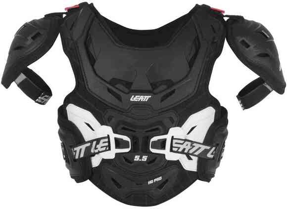 Защита панцирь подростковый Leatt Chest Protector 5.5 Pro HDJunior (134-159) черная / белая (5014210131) pitbikemarket.ru