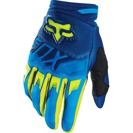 Мотоперчатки Fox Dirtpaw Race Glove Blue/Yellow S pitbikemarket.ru