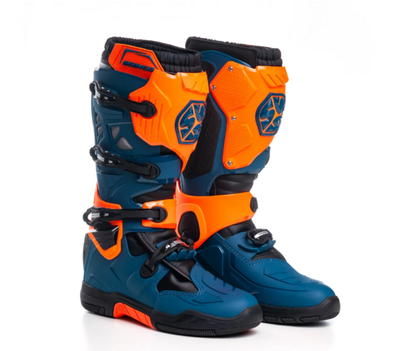 Мотоботы Scoyco MBM004 высокие оранжевые 43 pitbikemarket.ru