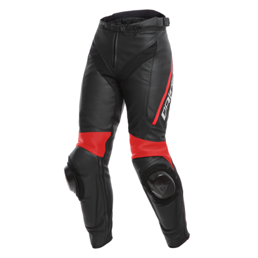 Брюки кож. DELTA 3 BLACK/WHITE/RED 48 pitbikemarket.ru