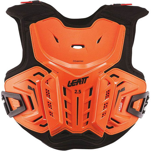 Защита панцирь подростковый Leatt Chest Protector 2.5 Junior (Orange/Black, L/XL, 2024 (5017120141)) pitbikemarket.ru