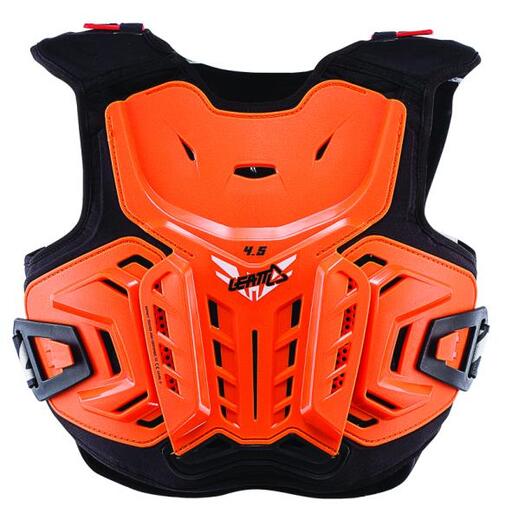 Защита панцирь подростковый Leatt Chest Protector 4.5 Junior (Orange/White, L/XL, 2022 (5017120120)) pitbikemarket.ru