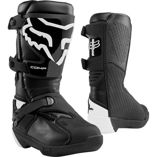Мотоботы подростковые Fox Comp Youth Boot Black 6 (24014-001-6) pitbikemarket.ru