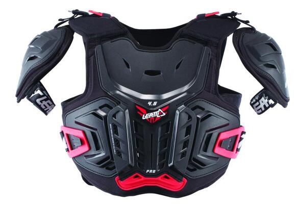 Защита панцирь подростковый Leatt Chest Protector 4.5 Pro Junior (Black/Red, L/XL, 2022 (5017120131)) pitbikemarket.ru