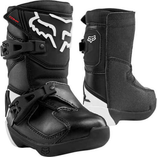 Мотоботы детские Fox Comp Kids Boot Black, K13, 2021 (24015-001-13) pitbikemarket.ru