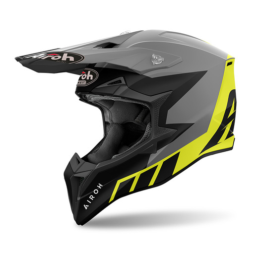 Мотошлем AIROH WRAAAP RELOADED YELLOW MATT XL pitbikemarket.ru