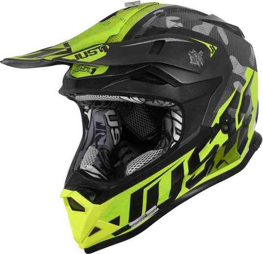 Шлем детский (кроссовый) JUST1 J32 YOUTH SWAT Hi-Vis желтый/черный матовый YL pitbikemarket.ru