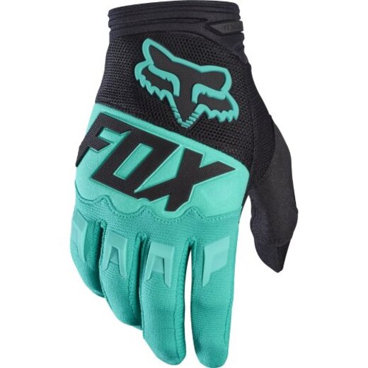 Перчатки Fox Dirtpow turquoise/black XL pitbikemarket.ru