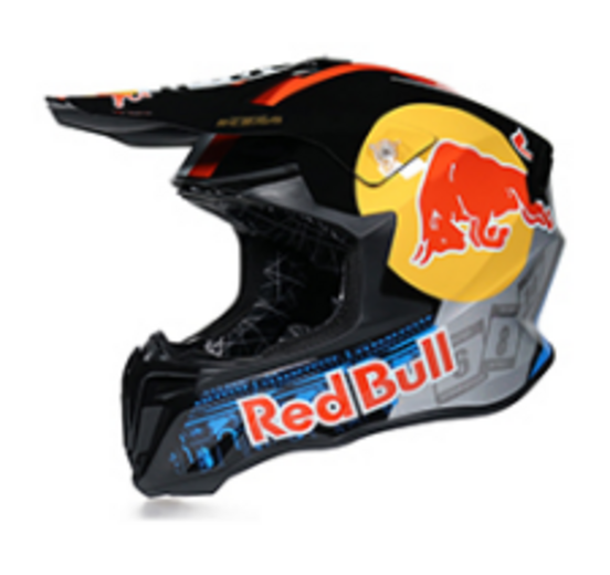 Шлем кроссовый 198 "Red Bull" Black XXL pitbikemarket.ru