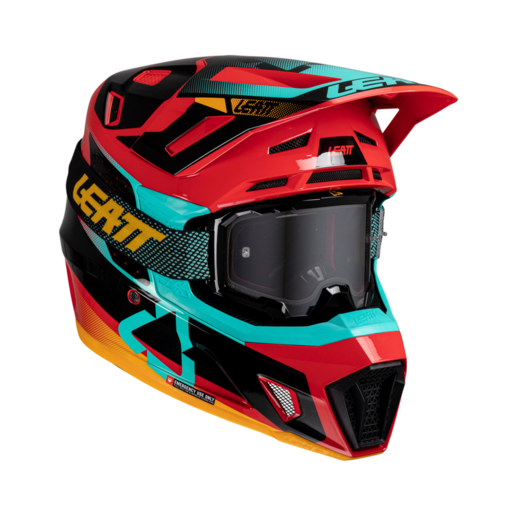 Мотошлем Leatt Moto 7.5 Helmet Kit Red L pitbikemarket.ru