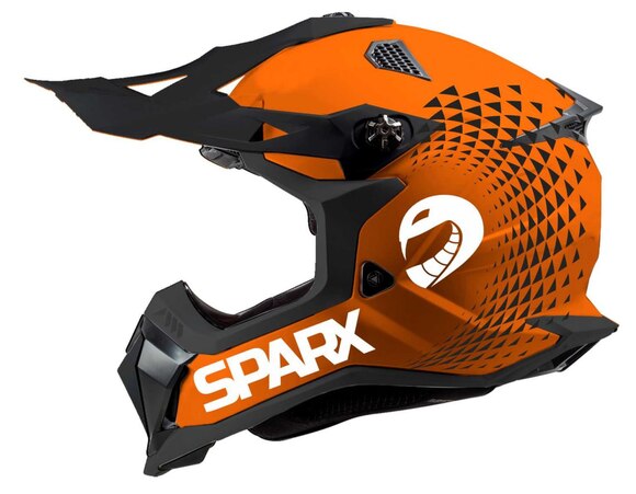Шлем эндуро SPARX Raptor (JH-601) (оранжево-черный, XL) pitbikemarket.ru