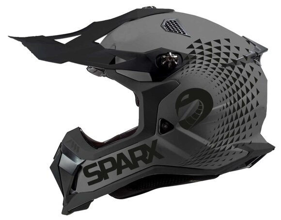 Шлем эндуро SPARX Raptor (JH-601) (серо-черный, M) pitbikemarket.ru
