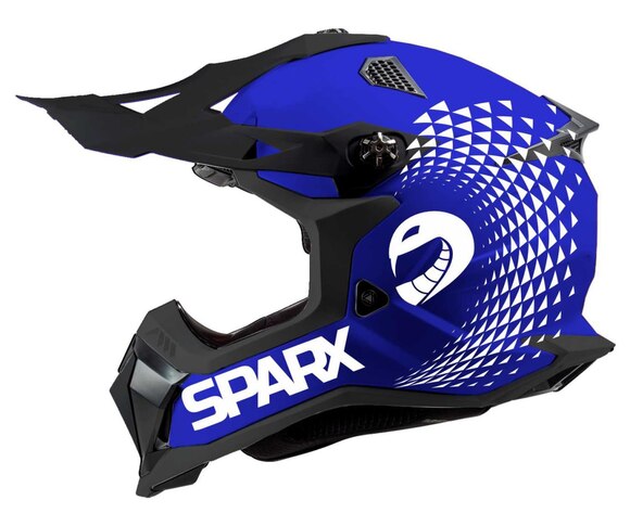 Шлем эндуро SPARX Raptor (JH-601) (сине-черный, XL) pitbikemarket.ru