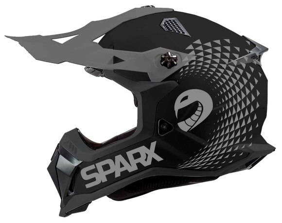 Шлем эндуро SPARX Raptor (JH-601) (черный матовый, M) pitbikemarket.ru