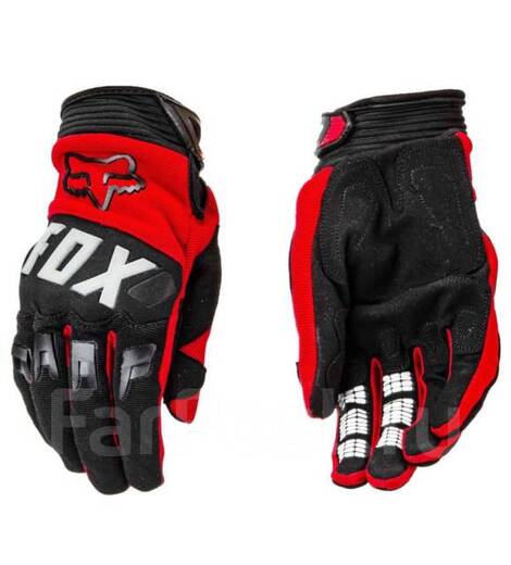 Перчатки мото FOX №11 Red (M) мотокросс pitbikemarket.ru