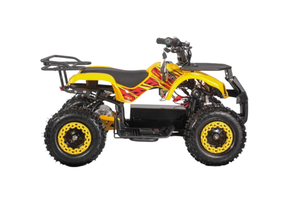 Детский электроквадроцикл WHITE SIBERIA SNEG MINI 1000W (Желтый) pitbikemarket.ru