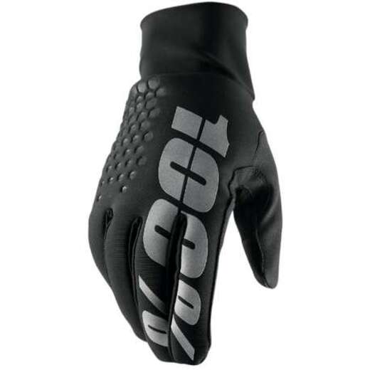 Мотоперчатки 100% Hydromatic Brisker Glove Black Взрослый, S, черный, 2020 (10010-001-10) pitbikemarket.ru