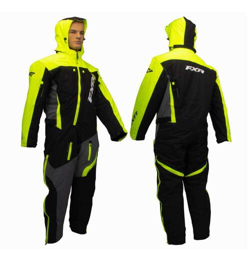 Комбинезон для снегохода FXR Maverick Lite №1 lemon-green (текстиль) (M) pitbikemarket.ru