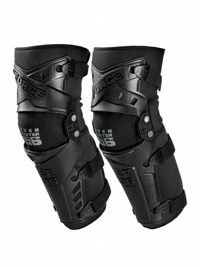 Наколенники Force размер M-L (Черный/Хаки) pitbikemarket.ru