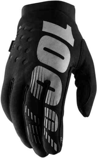 Мотоперчатки подростковые 100% Brisker Youth Glove Подростковый, M, черный, 2020 (10016-057-05) pitbikemarket.ru