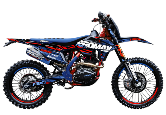 Кроссовый мотоцикл PROMAX RX1 CB300RL (4 Valves, 6 Gears) BLUE-RED pitbikemarket.ru