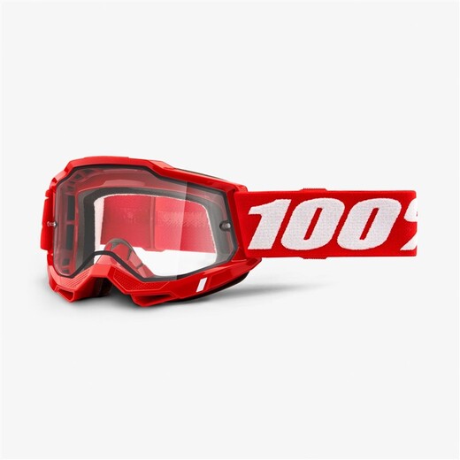 Очки 100% Accuri 2 Enduro Goggle Red / Clear Dual Lens (50221-501-03) pitbikemarket.ru