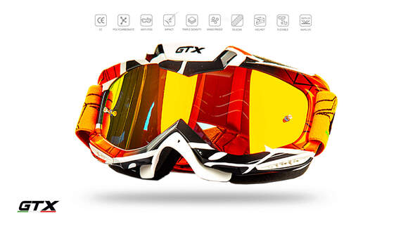 Очки для мотокросса Nenki mirr/red pitbikemarket.ru