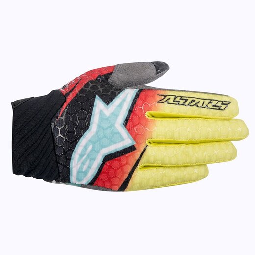 Мотоперчатки TECHSTAR VENOM красно-желто-черный, 351, XXL pitbikemarket.ru