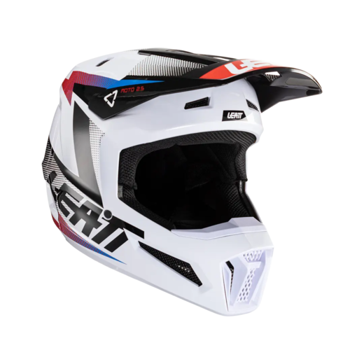 Мотошлем Leatt Moto 2.5 Helmet (Black/White, XS, 2024 (1024060480)) pitbikemarket.ru