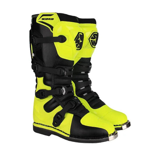 Мотоботы Scoyco MBM006 высокие желтые 39 pitbikemarket.ru