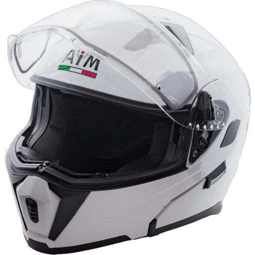 Шлем AiM JK906 White Glossy, M pitbikemarket.ru