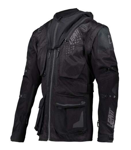 Куртка мото LEATT #3 black (текстиль) (L) pitbikemarket.ru